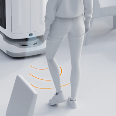 Swiftbot Serviceroboter scannt Bewegung