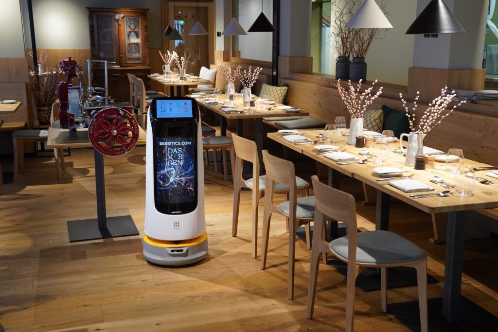 Morning served with service robot BellaBot as helper - Sebotics