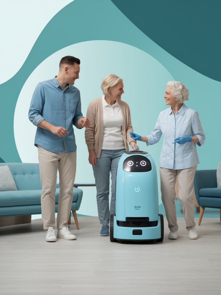 Saubere Pflegeheime dank Sebotics Reinigungsrobotern