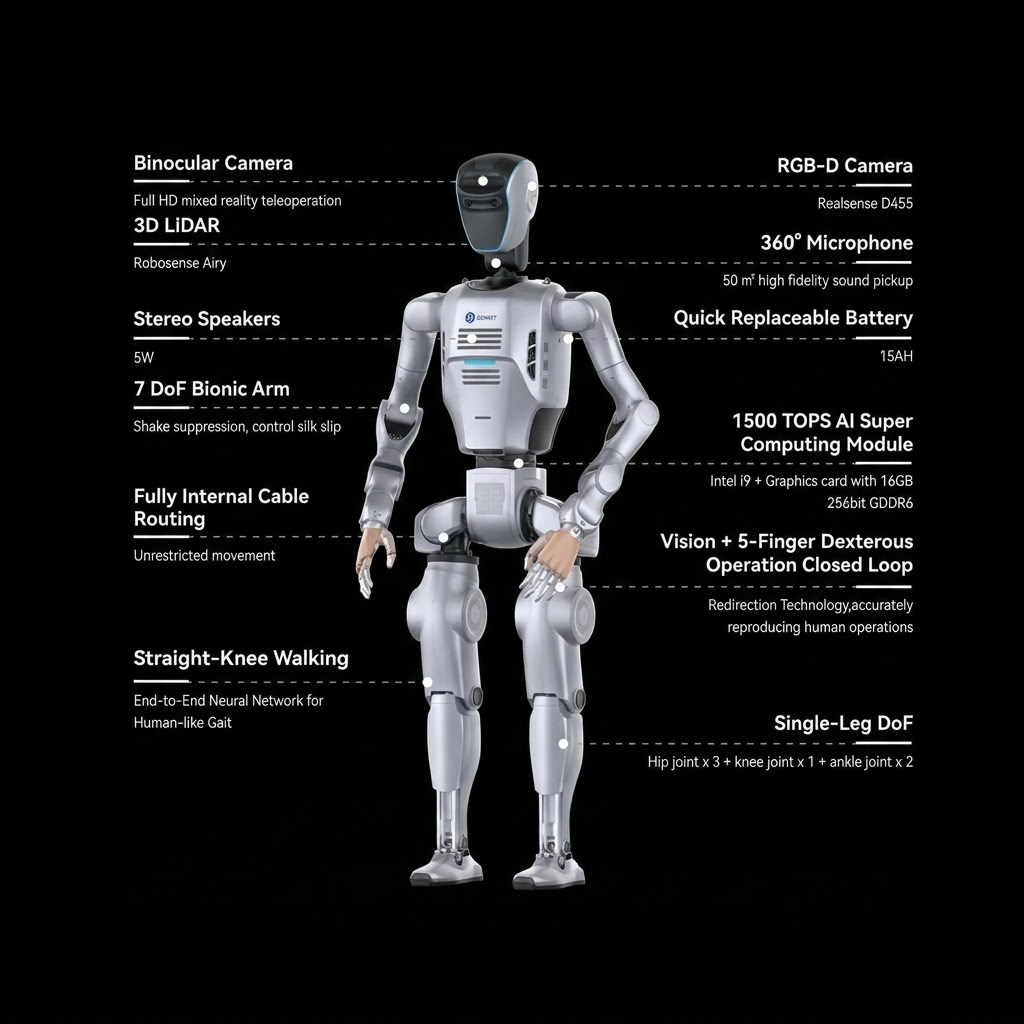 Dobot Roboter humanoide details